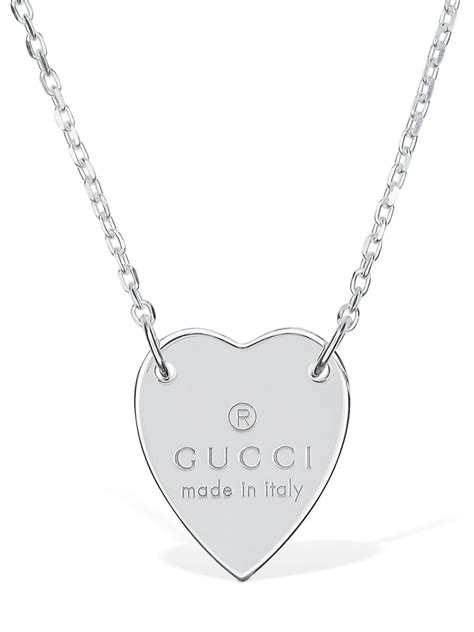 ciondolo cuore gucci prezzo|Collana Gucci con Cuore Trademark .